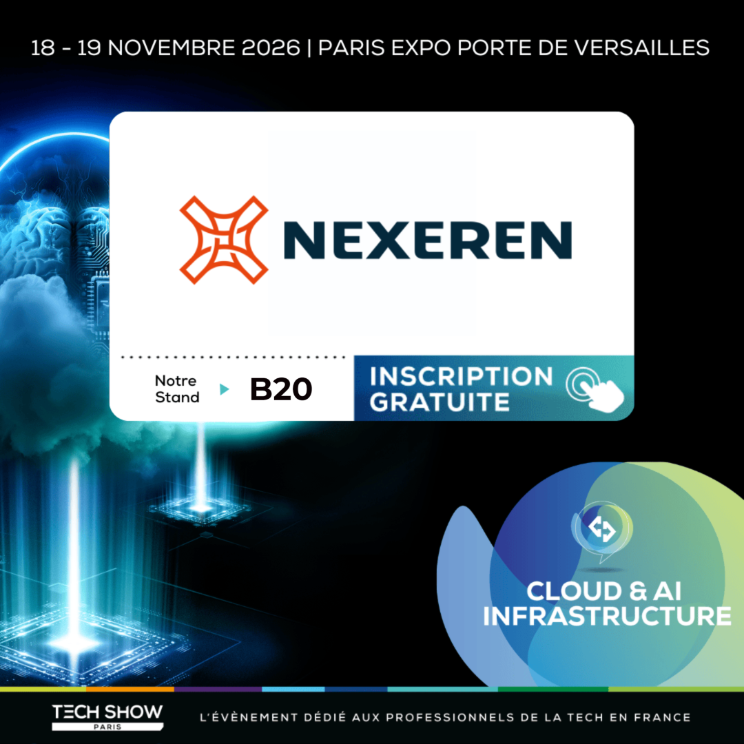 Tech Show Paris 2026, 18 et 19 novembre, Paris Expo Porte de Versailles – salon Cloud & AI Infrastructure